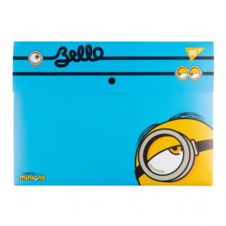 Папка-конверт на кнопці А4 "YES" /491949/ "Minions" (12/72)