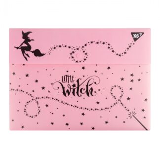 Папка-конверт на кнопці А4 "YES" /491948/ "Witch" (12/72)