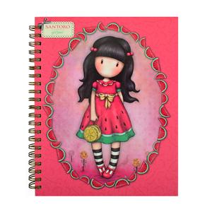 Блокнот А5/64 # "YES" /151545/ 7БЦ "Santoro Summer" подв.спіраль, Уф-виб (3)