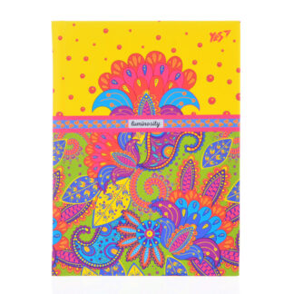 Блокнот А6/64 == "YES" /151351/ "Luminocity" 7БЦ, неон+софт-тач лак. (3)