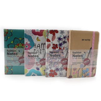 Блокнот на гум. A6 "JO" /103012A6/  "Квітковий" (1/24)