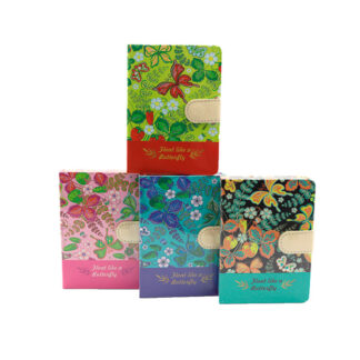 Блокнот на магніт. 13,4*19/144арк "JO" /0449-1/  "Метелики" 80g (1/36)