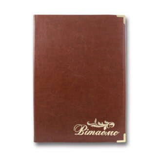 Папка вітальна А4 "Вітаємо" "Бріск" ППВ-5 "Sarif" ЧЕРВОНО-КОРИЧНЕВА  (1/20)