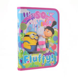 Папка для зошитів на блискавці B5 "Yes" /491657/ "Minions Fluffy" (1/12/96)