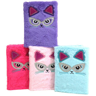 Блокнот пухнастий А5/80  "JO" /A5-5124/ "Кішки" # 80гр , мікс (1/60/120)