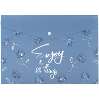 Папка-конверт на кнопці А4 "Axent" /1495-46-A/ Flower Symphony-3 (12/360)