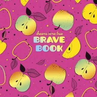 Зошит уч. "Genius" 24арк.== /3022L/ "Brave book" флуорфар + софт тач (дівчинка) (25/200)