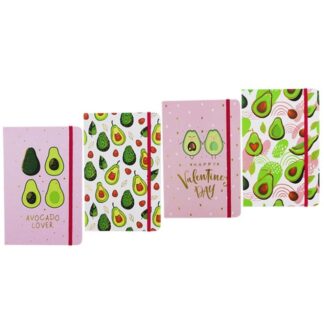 Блокнот на гумці 10,5*14,5см "JO" /BD64939/ "Авокадо" мікс4 (1)