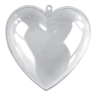 Заготовка пластикова "SANTI" /740886/ "Серце" 5шт, 8см (1/25/75)