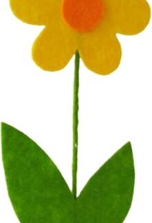 Заготовка "Діамантові ручки" /125166/  "Квіточка" 25см фетр