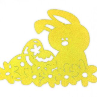 Заготовка "Діамантові ручки" /120489/ фетр "Великодній кролик" 30 см, жовта