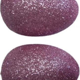 Заготовка "Діамантові ручки" /142019/ "Яйце з глітером", рожева, 7 см