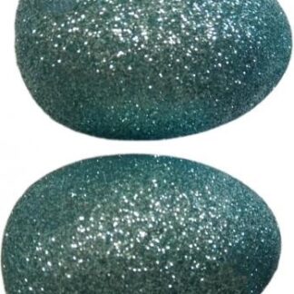 Заготовка "Діамантові ручки" /142020/ "Яйце з глітером", блакитна, 7 см