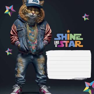 Зошит уч. "Школярик" 18арк.# /3276K/ "Dance star" виб.УФ--лак (хлопчик) (25/250)