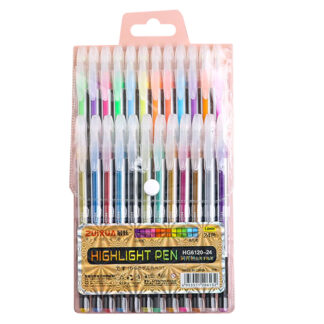 Набір гелевих ручок "WB" /HG6120-24/ 24 кольорів (1/10)