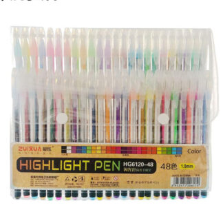 Набір гелевих ручок "WB" /HG6120-48/ 48 кольорів (1/5)