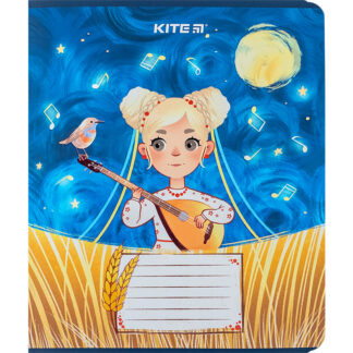 Зошит уч. "Kite" 12арк.# /K24-232-2/ "UA Красуні" софт тач + УФ лак (25/600)