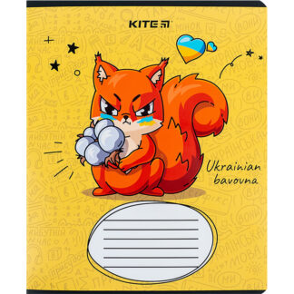 Зошит уч. "Kite" 12арк.== /K24-234-2/ "Хоробрі тварини" гібр. лак + УФ лак (25/600)