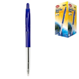 Ручка масляна автомат "BEIFA" /TA611/ 0,5 мм, синя (50/1600)