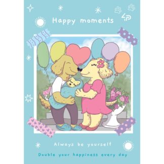 Блокнот A6/40арк "4PROFI" /905980/ # "Puppies" four, мат.лам, виб. УФ-лак