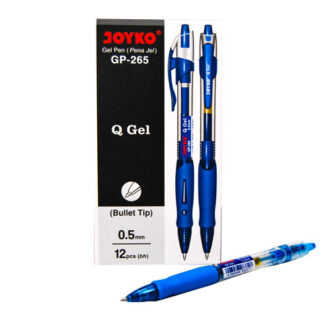 Ручка гелева автомат "JOYKO" /GP-265/  0.5 мм чорна  (12/144/1728)