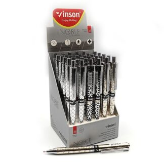 Ручка масляна автомат "Vinson" /7031/ "Noble/Vigon" 0,7мм, синя, mix (36/1440)