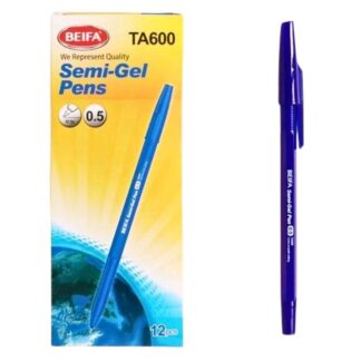 Ручка масляна "BEIFA" /TA600/ 0,5мм, синя (12/1728)