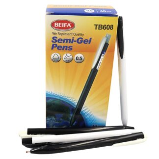 Ручка масляна автомат "BEIFA" /TB608/ 0,5 мм, синя (40/1920)