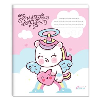 Зошит уч. "Gold Brisk" 18арк.== /ТВ-48/ №3521 Мiкс 2, 60г/м2, УФ-лак (25/500)