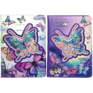 Блокнот А5/80арк /8554-6/ "Сипучі блискітки-Метелики"# мікс (1/120)