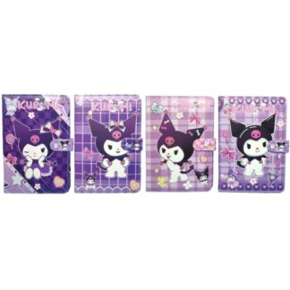 Блокнот А5/80арк /6250-4/ на магніті, шкір/зам.# "Зайчик Kuromi Куромі"  мікс (1/120)