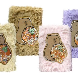 Блокнот А5/72арк. "WB" /5242/ Капібара, хутряний 70г/м2 (1/12)