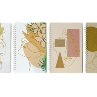 Блокнот А5/60арк. "WB" /DM-2158-27/ # на спіралі, обкл. картон з фольгою, 70 г/м2 Постери (1/12)