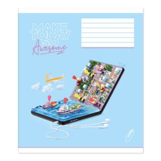 Зошит уч. "Пір'ячко" 36арк.== /ТВ-337/  №0221 Мiкс офсетний папір 50-53 г/м2 (20/240)