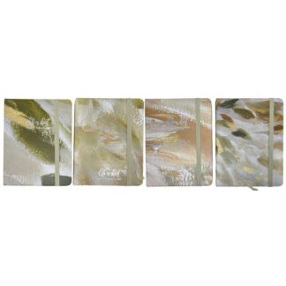 Блокнот 14,5*10,5см/96арк. /10220-А6/ на гумці "Золоті мазки" мікс (1/12)