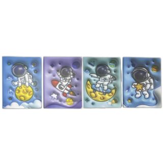 Блокнот А5/80арк. /32-005/ "Космонавт-3D" == мікс