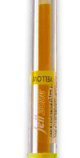 Ручка гелева DONG-A /05/ "ZONE" 0.5 жовта (12)