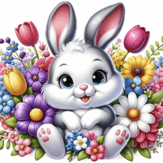 Набір для творчості зі стразами (наліпка) "Go to art" /177411/ "Зайчик-сюрприз" 11*10см