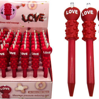 Ручка кулькова /7350/ що обертається "Серце" (36)