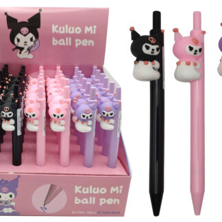 Ручка кулькова автомат /7504/ "Зайчик-Kuromi Куромі" (36)