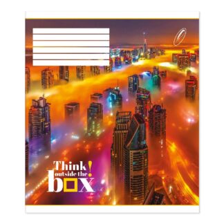 Зошит уч. "Пір'ячко" 96арк.== /ТВ-317/  №0261 Великi мiста офсетний папір 50-53 г/м2 (10/120)