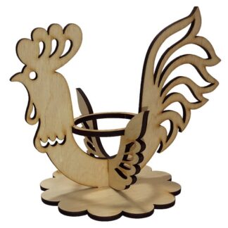 Заготовка "Великдень Підставка Курка на 1 яйце" /AS-4204, В-0300/ Фанера, 10*11см