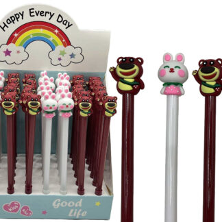 Ручка кулькова /146-А/ "Ведмедик і Зайчик" (48/864)