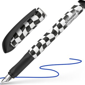 Ручка-перо з чорнильним патроном "SCHNEIDER" /S160015/ "VOICE" корпус чорно-білий (1/10)