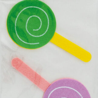 Стікер для творчості "1В" /951229/ "Цукерочки" войлок 2шт (12)