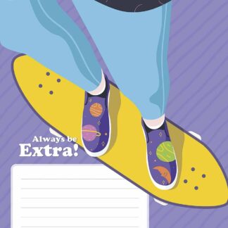 Зошит уч. "Genius" 12арк. == /3588L/ "Be extra (Будь екстра)" ВД-лак (дівчинка) (30/300)