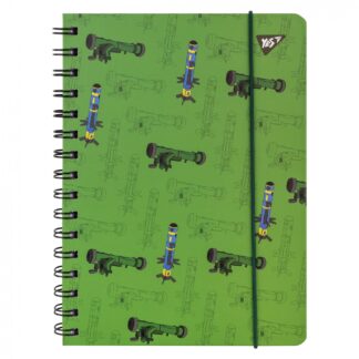 Блокнот А5/80 # "YES" /151836/ подвійна спіраль, на гумці "Месники" (1/10/20)