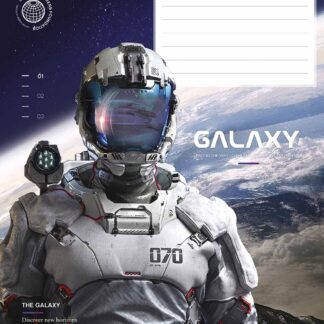Зошит уч. "Школярик" 18арк.# /3385K/ "Galaxy life" ВД-лак (хлопчик) (25/250)
