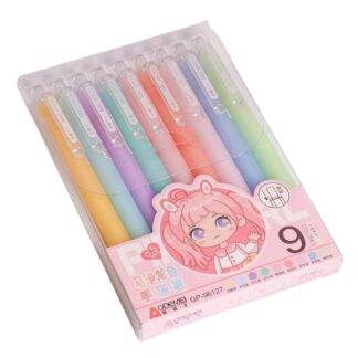 Ручка гелева "AODEMEI" /GP-96127/ 9 кольорів, мікс (9/144)