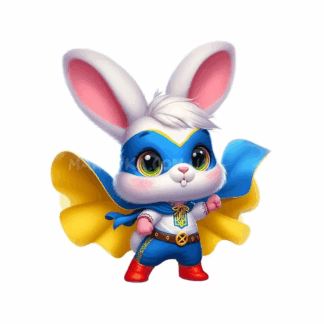 Набір для творчості зі стразами (наліпка) "Go to art" /187126/ "Зайчик-захисник" 10*10 см